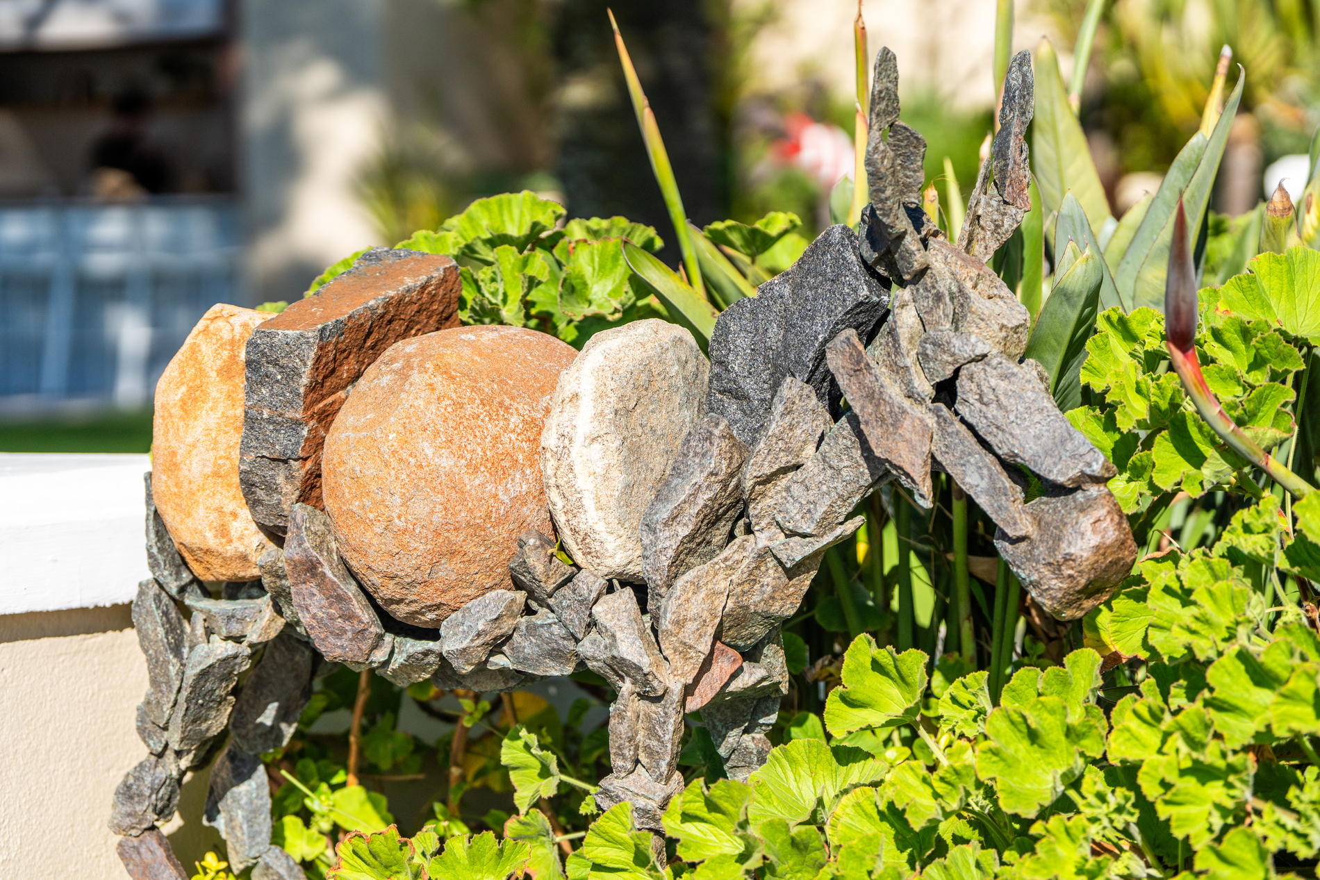 Ellerman House love of art rock statue